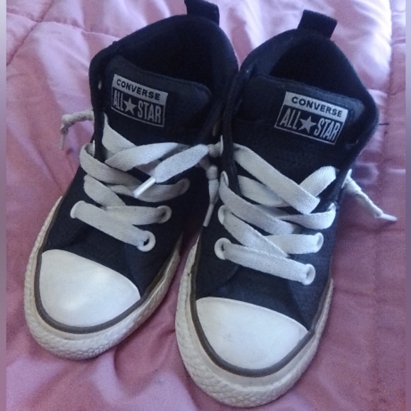 Converse Other - Toddler Boy Padded High Top Black Converses
